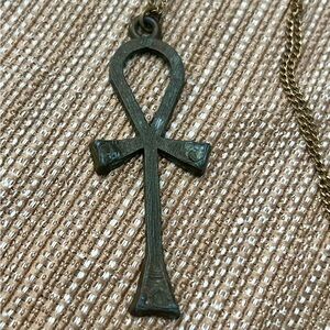 Vintage Ankh Pendant Necklace